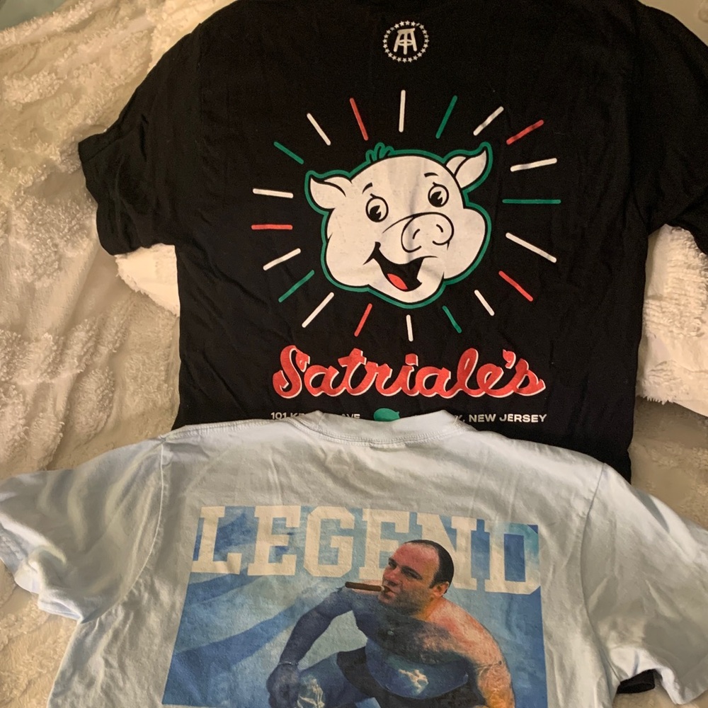 Soprano’s theme tee shirt bundle men’s small